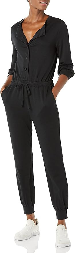 Amazon Essentials Women's Fashion Studio Terry Jumpsuit | Amazon (US)
