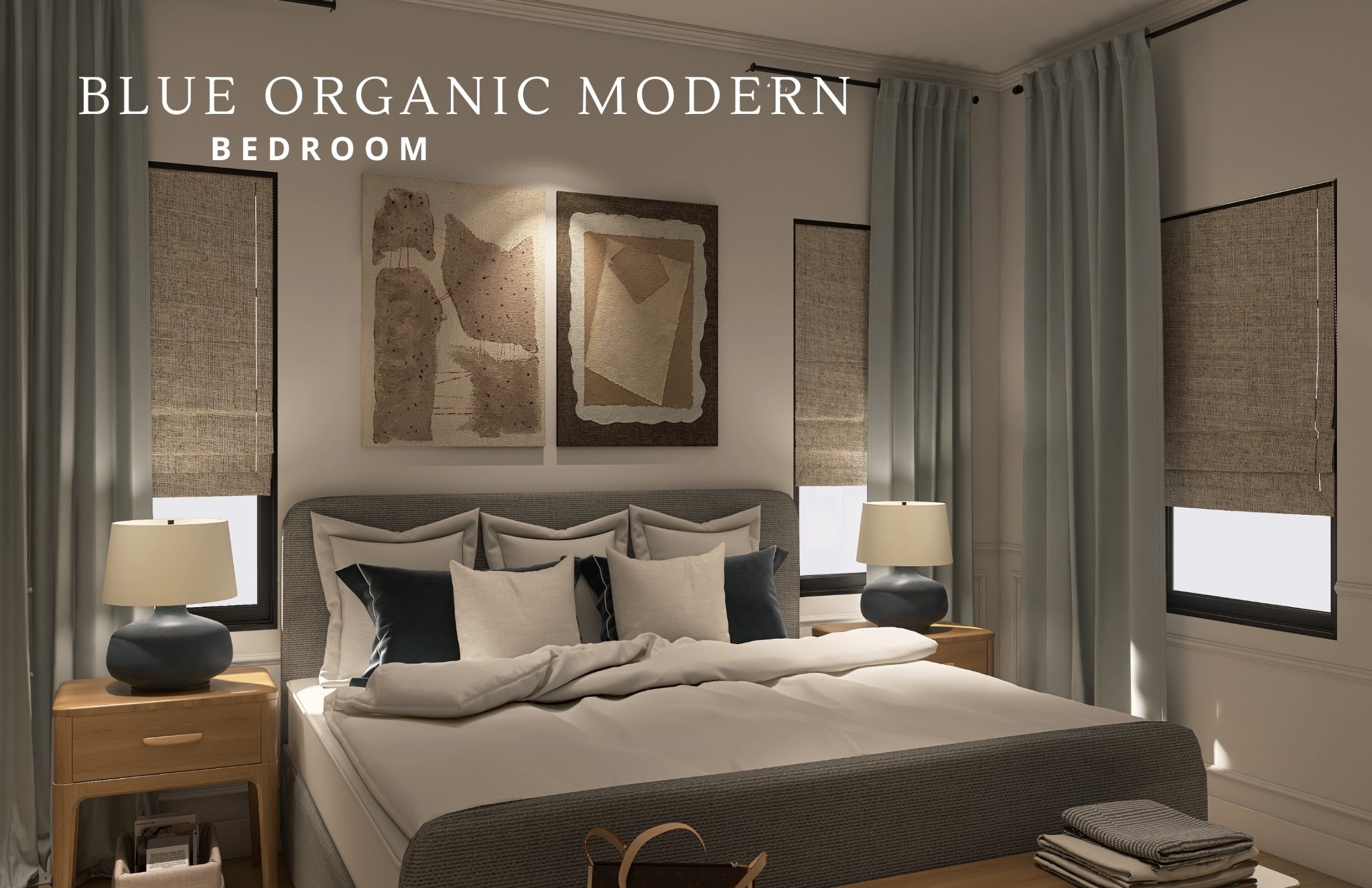 Designed by Jake
Blue Organic Modern Bedroom 

#LTKmomlife #LTKHoliday #LTKHome