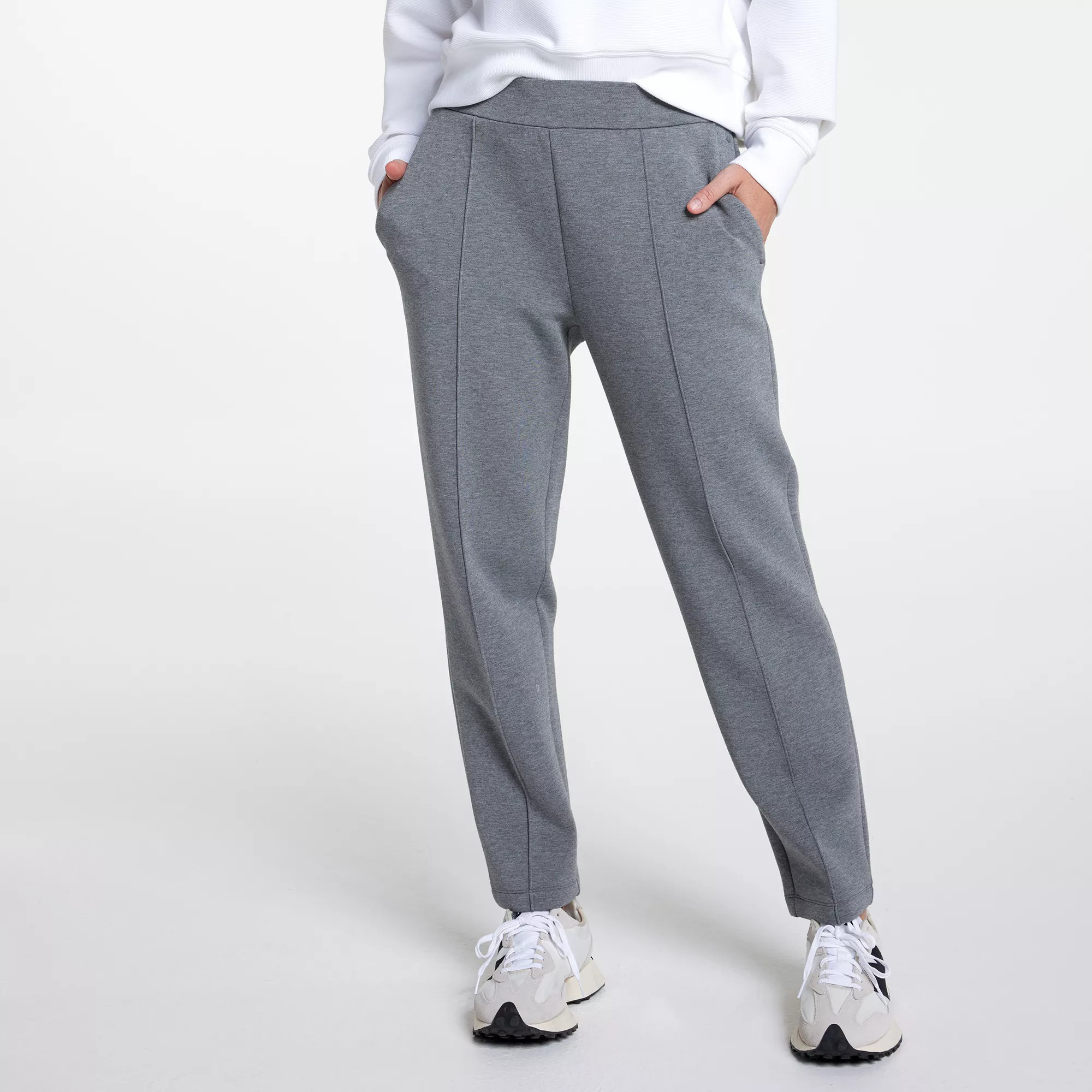 CALIA Women's Soft Scuba Tapered Pant, Large, Dark Heather Grey | DICK'S Sporting Goods