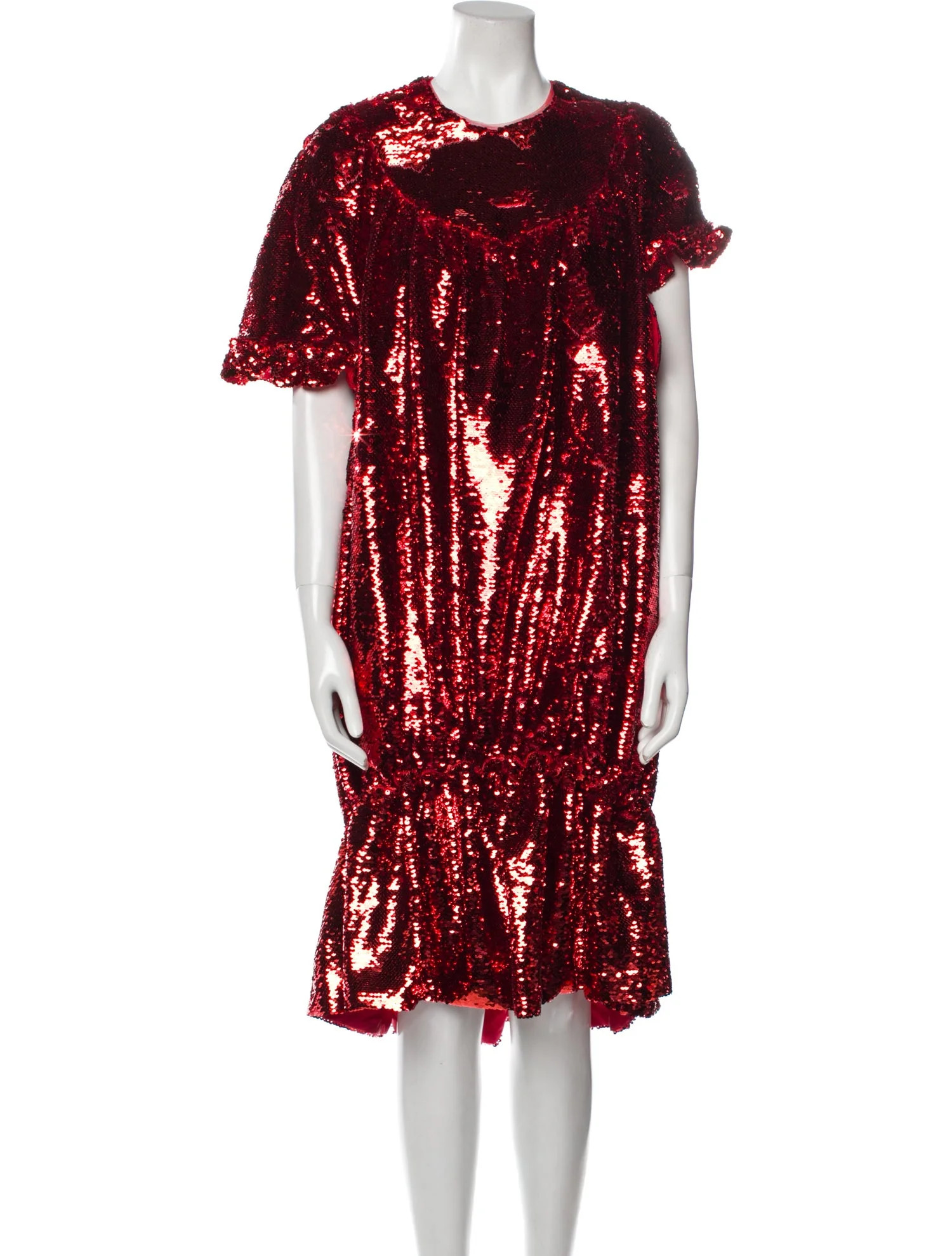Crew Neck Midi Length Dress w/ Tags | The RealReal