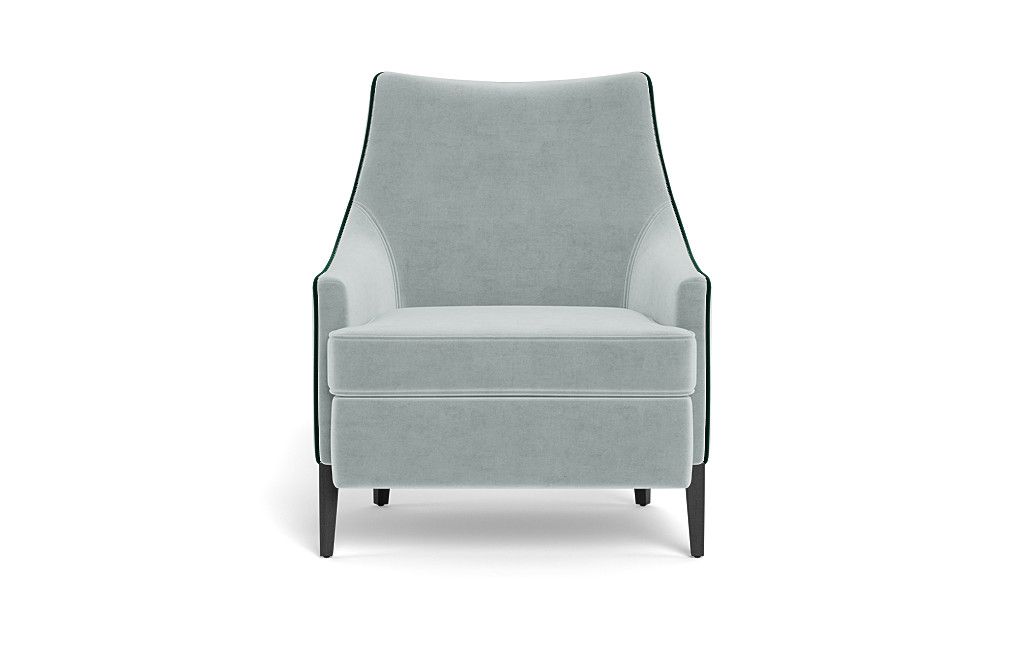 Kingsley Accent Chair with Contrast Piping | Interior Define