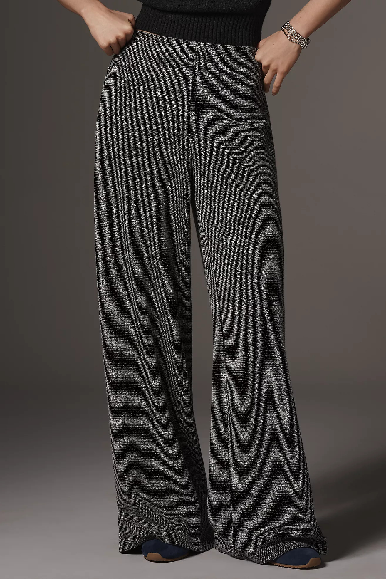 By Anthropologie Full-Length High-Rise Knit Pants | Anthropologie (US)