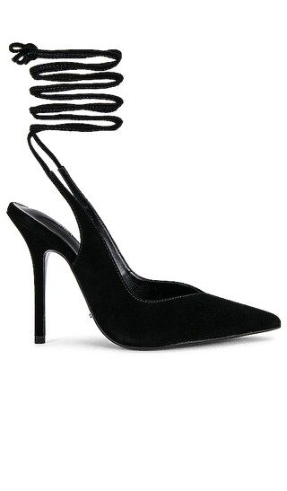 Glint Heel in Black Suede | Revolve Clothing (Global)