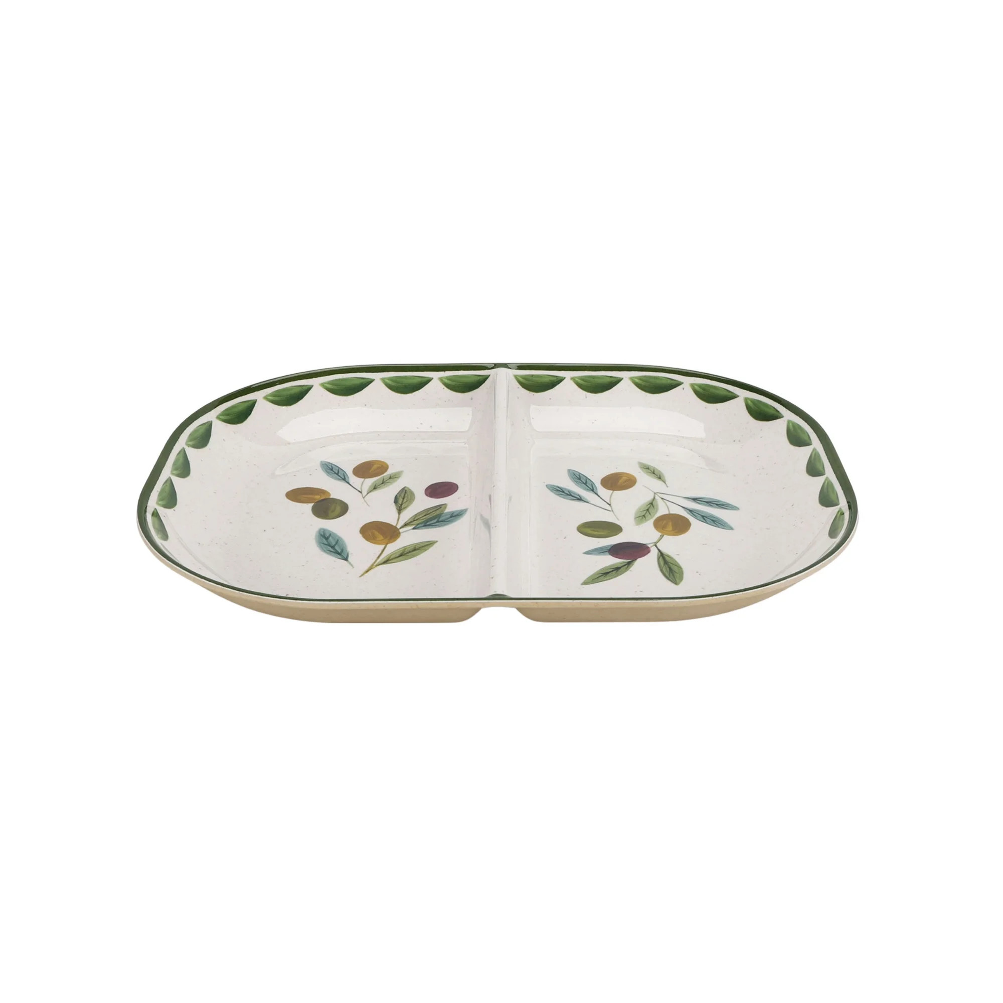 Better Homes & Gardens Olive Divided Tray in Beige - BPA Free, Dishwasher Safe | Walmart (US)