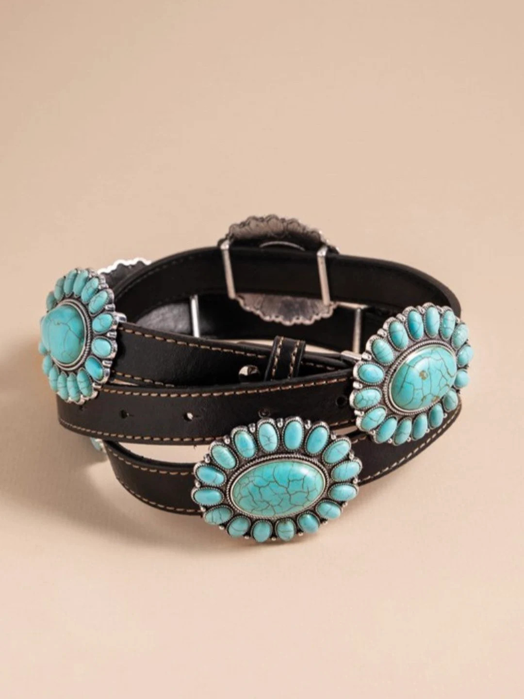 Western Black Concho Belt - Etsy | Etsy (US)