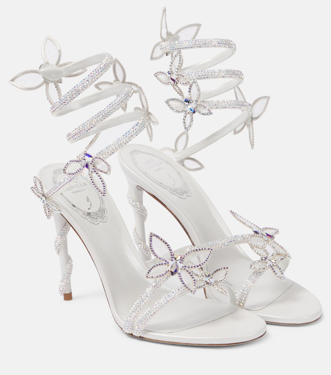 Bridal Butterflies embellished sandals | Mytheresa (US/CA)