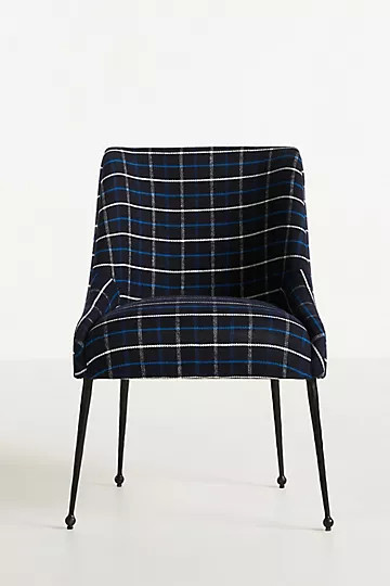Viola Plaid Elowen Dining Chair | Anthropologie (US)