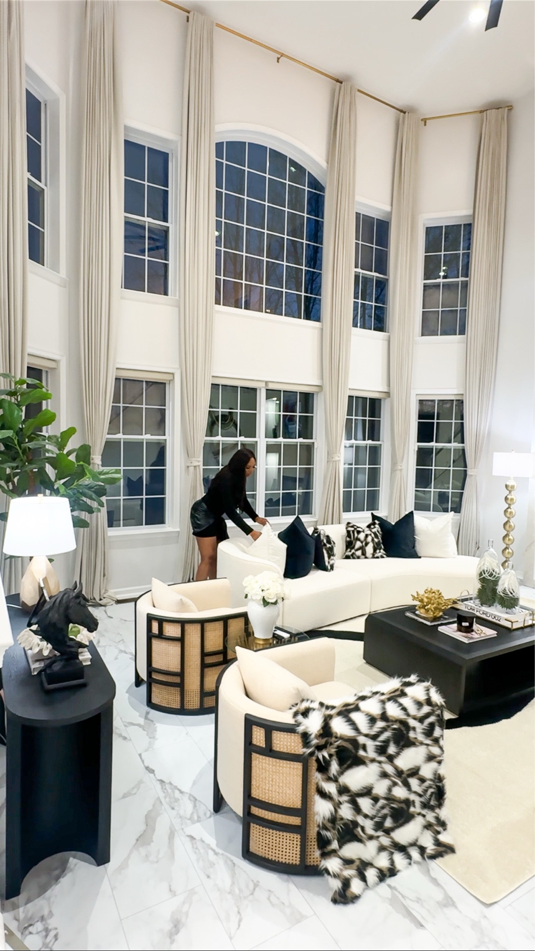 Are you feeling this Rug or Not?
Fun Fact: Design isn't a one size fits all. It's about knowing what you want and going for it.
What you love today might not be it in a few months so take your time to curate a space you will forever be proud of.
Home | Home decor |Entryway decor | Entryway table | console table | Buffet table | Accent table
Pottery barn | Amazon home
Restoration hardware look for less |Luxe for less | Entryway ideas | Foyer table | Foyer decor | Sofa table | Black sofa table | Black console | Black accent table
| Black wooden table |Living room decor | Rugs | Area rug | Neutral rug | Living room family room rug | Sofa sectional | Washable cleanable sofa | Family friendly sofa furniture | Stain resistant fabric sofa | Cloud sofa | Family kid toddler | pet friendly sofa | Coffee table | Livingroom | Home decor | bedding | bedroom | fall decor |  fall porch | dresser | rug | kitchen | dispenser | cutlery set | knives 

#LTKvlog #LTKU #LTKHome
