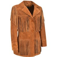 Women Western Fringes Leather Jacket Tan Classic Fringe Real Suede/Festival | Etsy (UK)