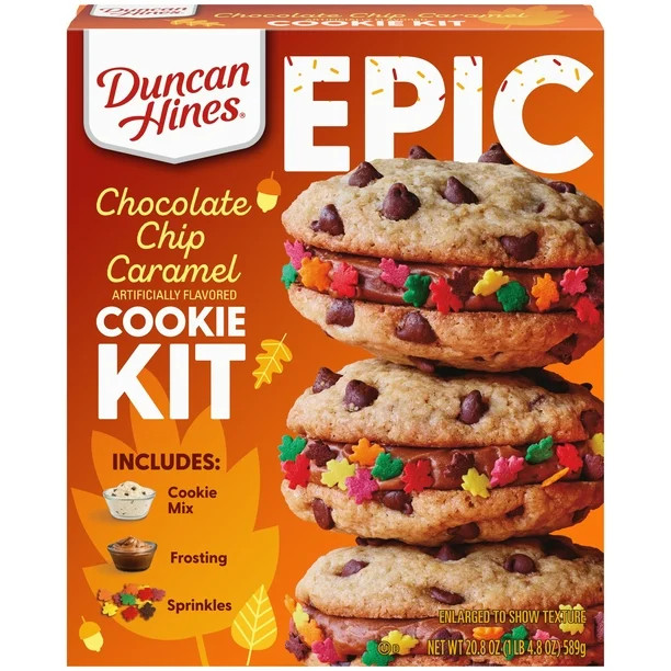 Duncan Hines EPIC Baking Kit, Chocolate Chip Caramel Cookie Kit, 20.8 oz. | Walmart (US)