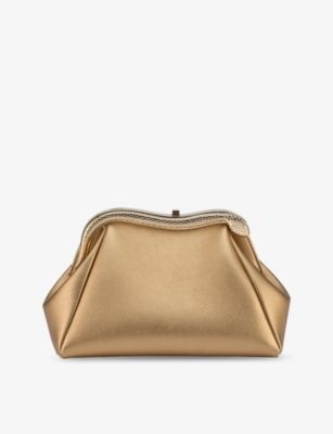 BVLGARI Serpentine leather clutch bag | Selfridges