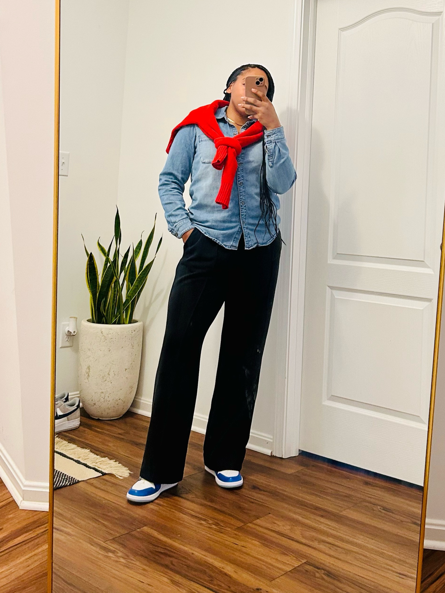 Easy comfort office outfit for Valentine’s Day. I love these pants so much, I wear them all the time. They feel like sweats but look like trousers! 

#LTKShoeCrush #LTKWorkwear #LTKU