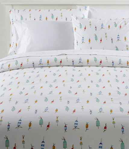 Sara Fitz™ Buoy Percale Comforter Cover Collection | L.L. Bean