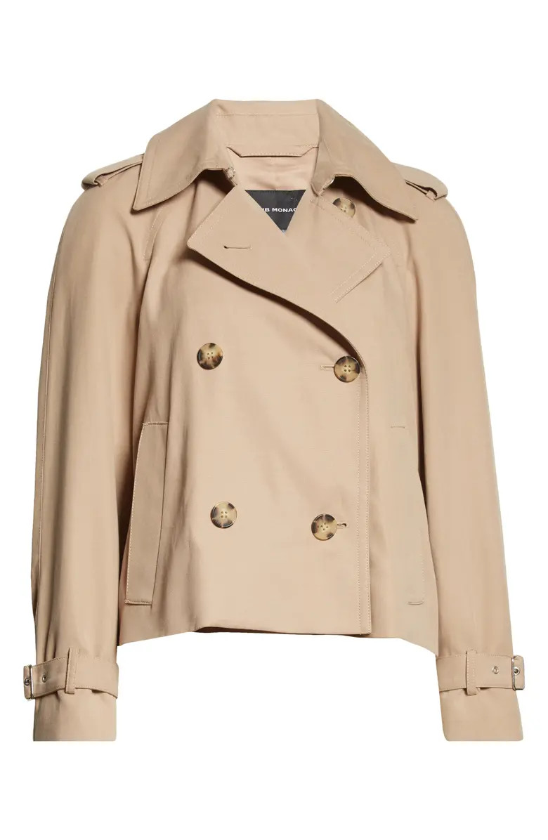 Club Monaco Soft Crop Trench Coat | Nordstrom | Nordstrom