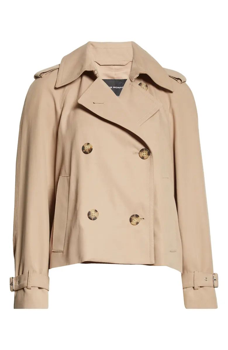 Club Monaco Soft Crop Trench Coat | Nordstrom | Nordstrom