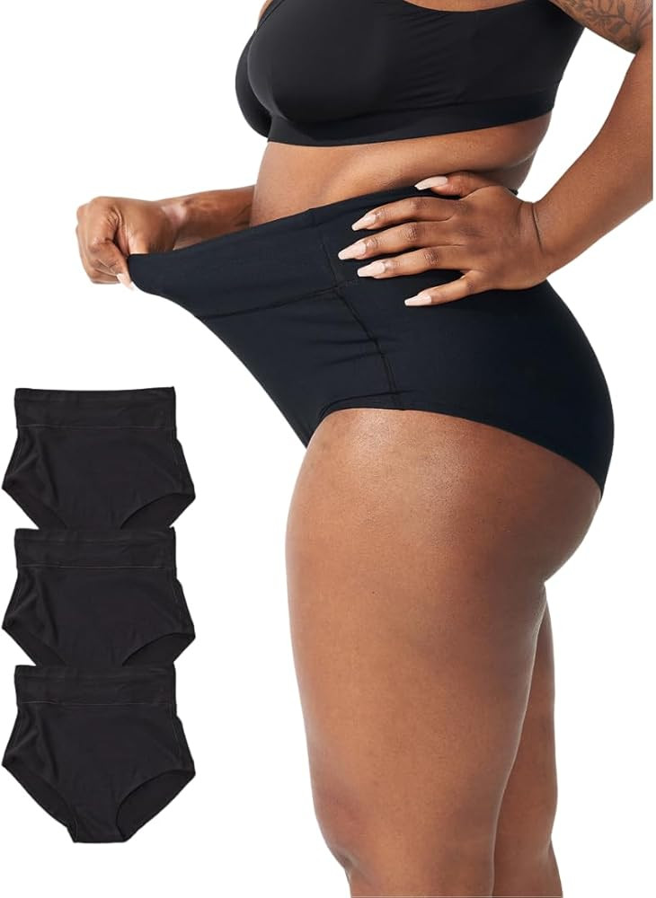 Bodily The All-In Panty, Maternity, Postpartum & C-Section Underwear, High Waisted, Soft, Stretch... | Amazon (US)