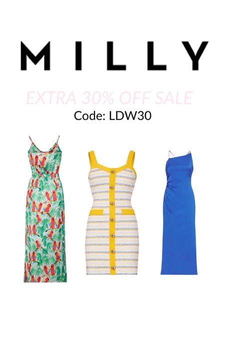 Milly Labor Day Weekend Sale! Extra 30% off with code LDW30

#LTKSale #LTKwedding #LTKsalealert