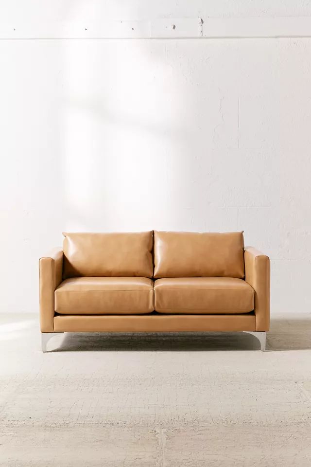 Chamberlin Recycled Leather Love Seat | Urban Outfitters (US and RoW)