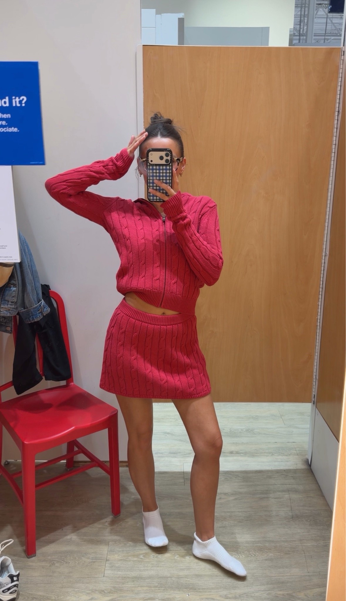 How cute is this knit set?! It feels so 2000’s coded & the skirt has built in shorts! Wearing XS in both pieces

#LTKdayinmylife #LTKgrwm #LTKSaleAlert