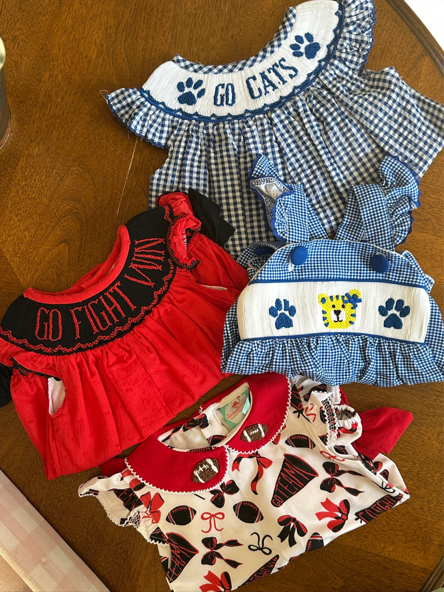 Baby girl game day football outfits 

#LTKBaby #LTKKids #LTKSeasonal