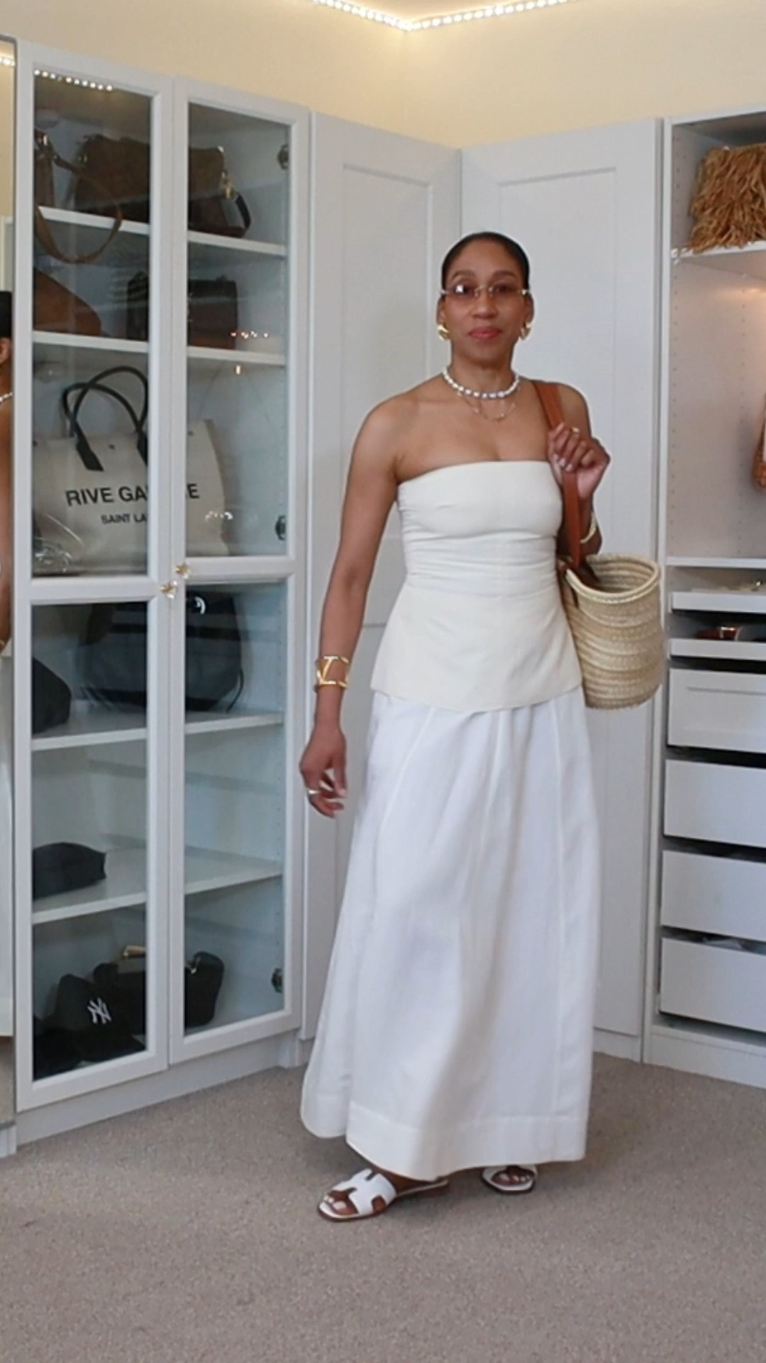 A sleek maxi skirt styled with heels is perfect for an elegant dinner date. Summer outfits. Day to night outfit.

#summeroutfits #LTKEurope  

 #LTKgrwm #LTKootd #LTKTravel