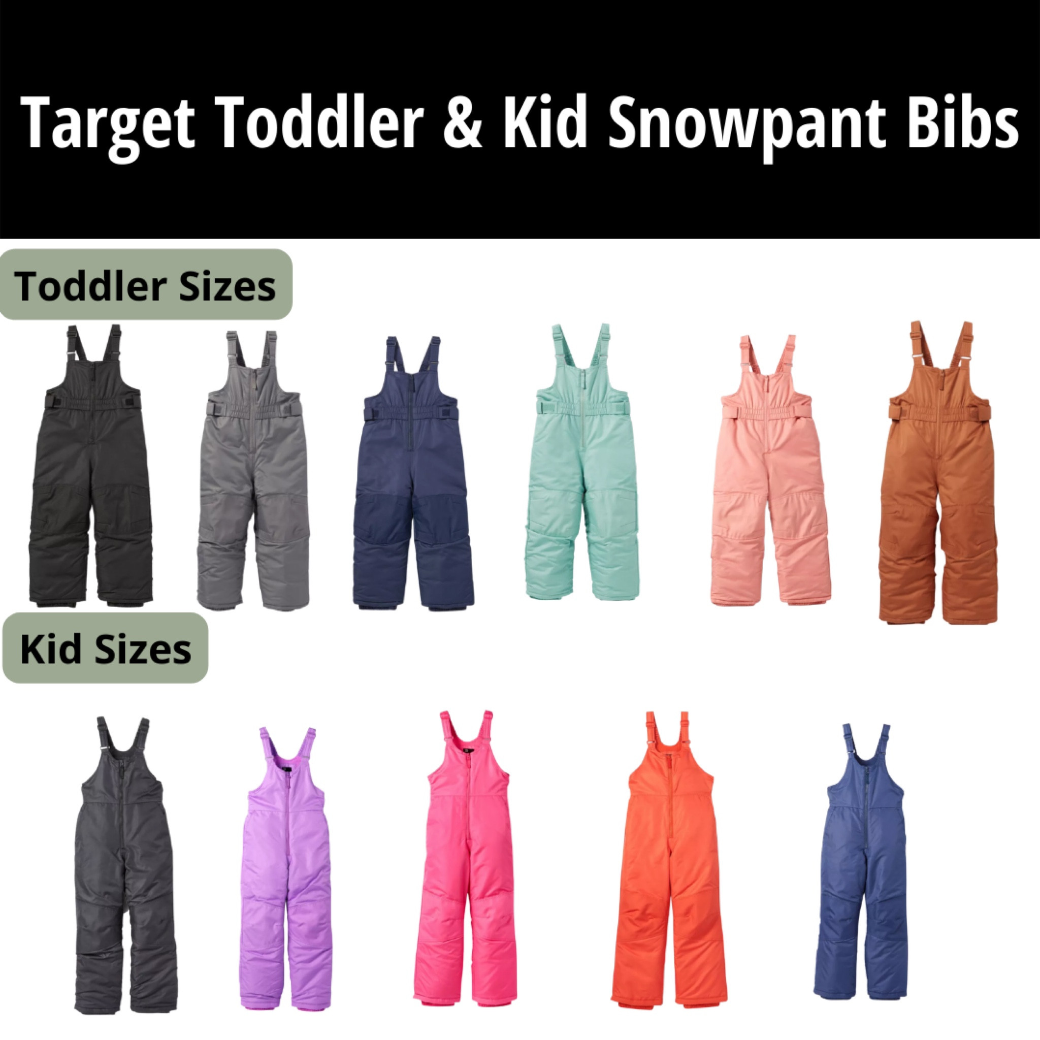 Snow pants that can't be beat for the price and quality! We pass ours down from kid to kid. The Bib style is nice so snow doesn't get down into their pants (which is a WIN )

#LTKsalealert #LTKSeasonal #LTKkids