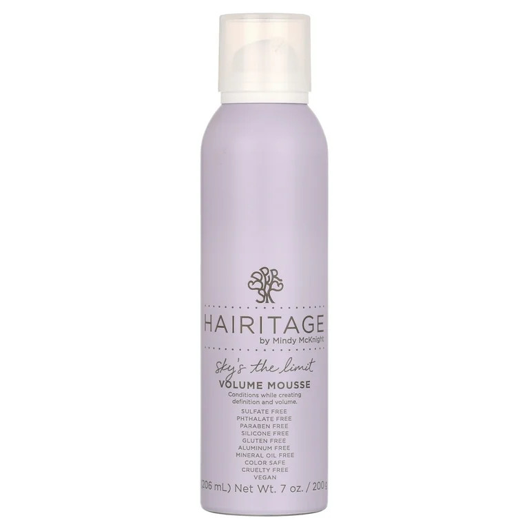 Hairitage Sky's The Limit Volume Mousse, Pequi Oil, Rose Hip and Sage, 7 oz | Walmart (US)