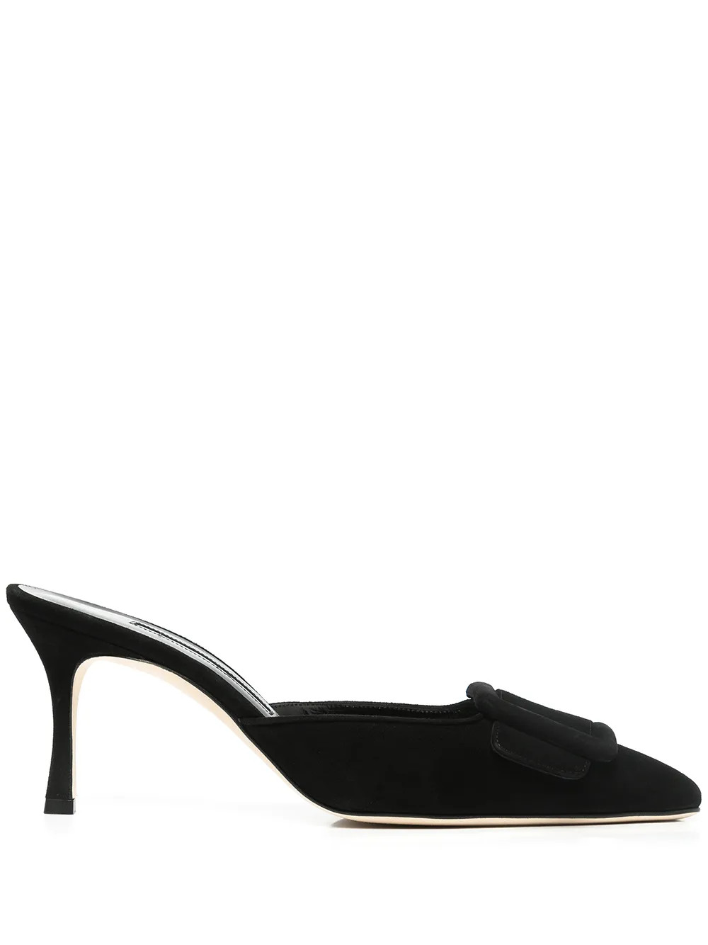 Manolo Blahnik Maysale Buckled Mules  - Farfetch | Farfetch Global