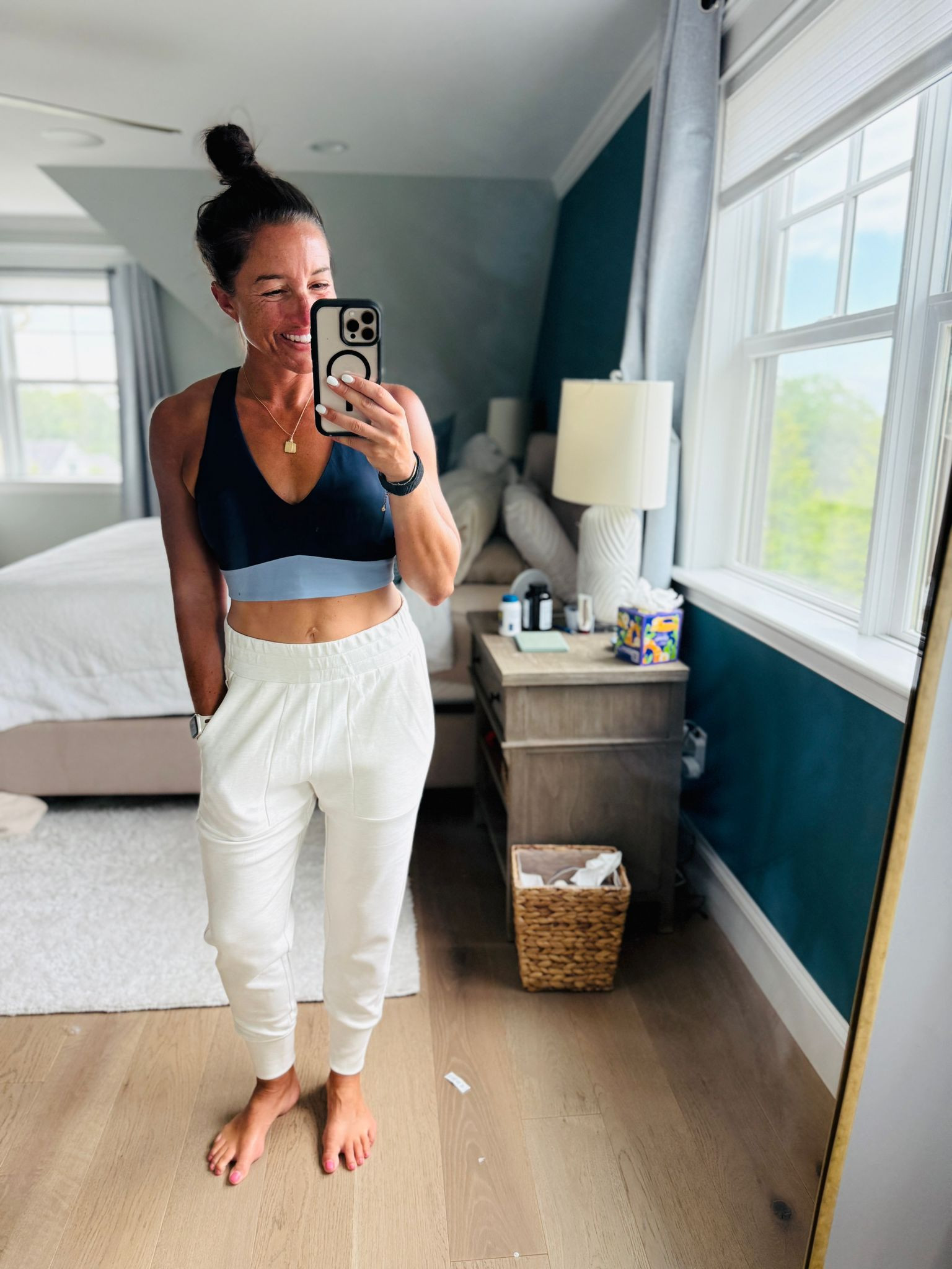 My V-Neck Racerback Sports Bra and High Waist Knit Joggers from Nordstrom are Anniversary Sale faves. Can’t link this exact color, but every shade is a win 💫🖤🛍️

V-Neck Sports Bra, racerback bra, high waist joggers, knit joggers, Nordstrom outfit, Nordstrom Anniversary Sale, comfy activewear, casual loungewear, athleisure style, everyday fashion 

 #LTKSeasonal #LTKActive #LTKSaleAlert