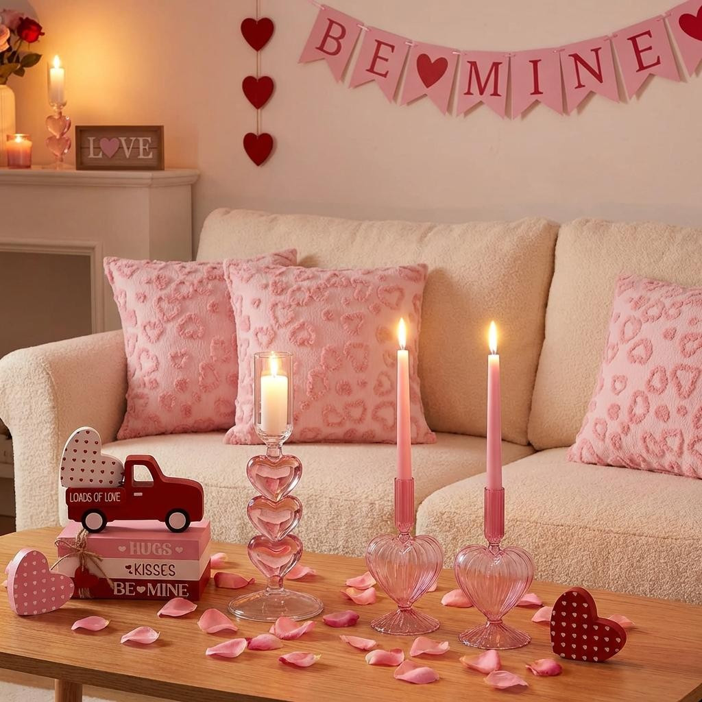 Valentine’s Day, but make it cozy + cute 💕🕯️
Soft pinks, heart details, and candlelight = the easiest way to make your living room feel festive without going over the top. Perfect for date night in, Galentine’s, or just because you love a little romance at home.

Everything linked so you can recreate this vibe ✨
#LTKHome #LTKValentines #ValentinesDecor #CozyHome #LTKSeasonal 

 #LTKValentine