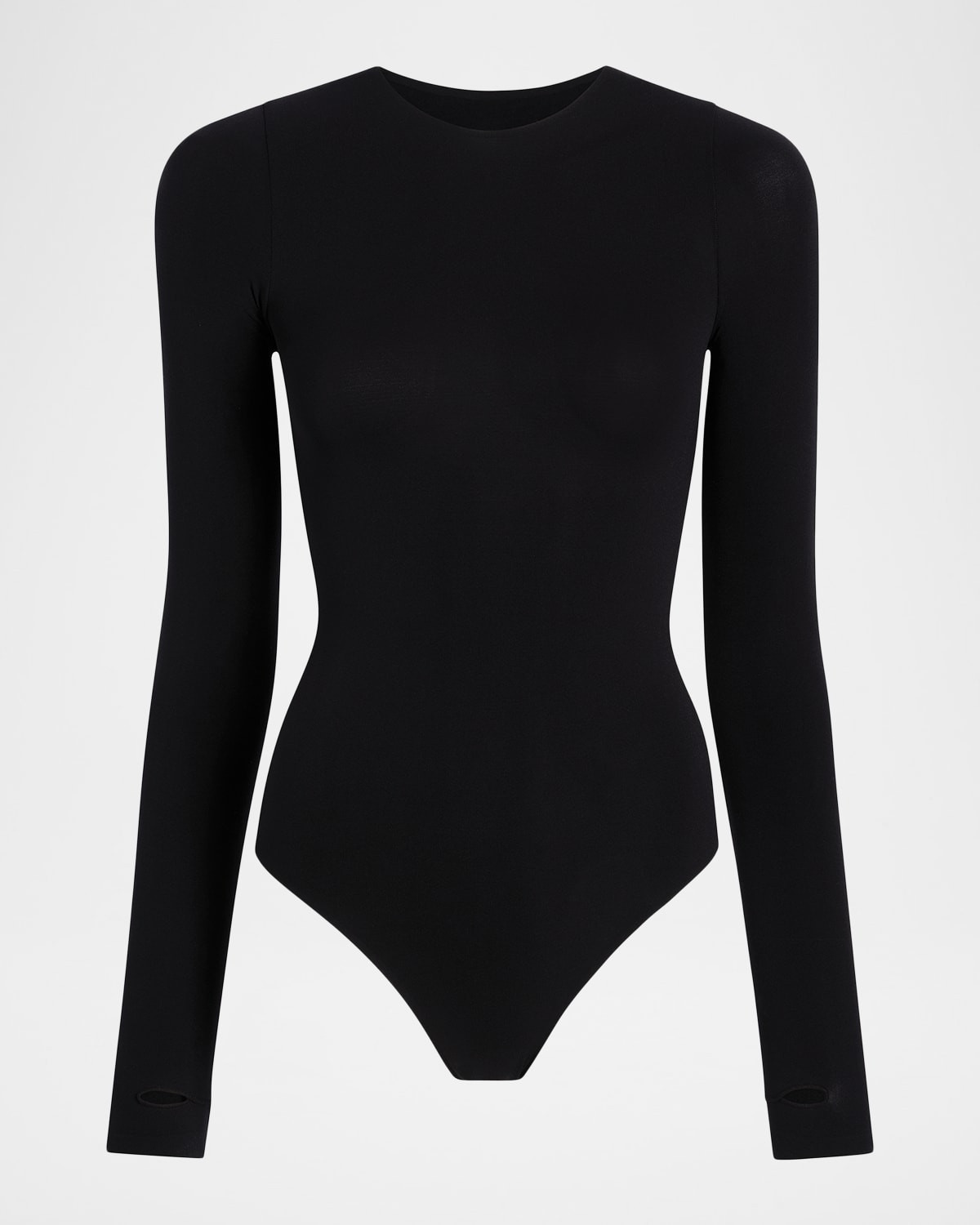 Ballet Long-Sleeve Crewneck Bodysuit | Neiman Marcus