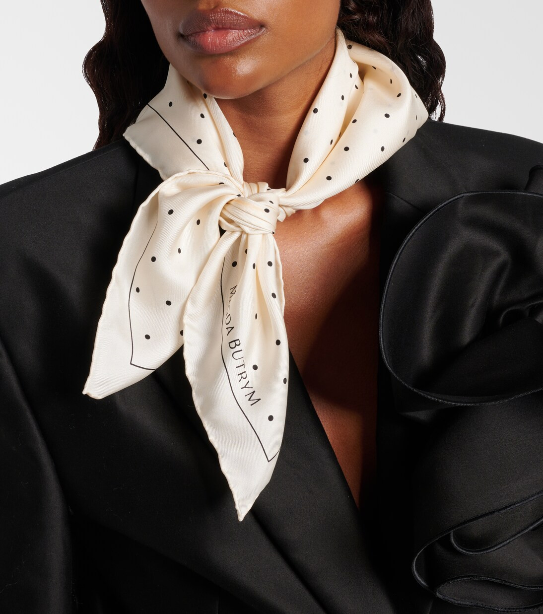 Polka-dot silk scarf | Mytheresa (US/CA)