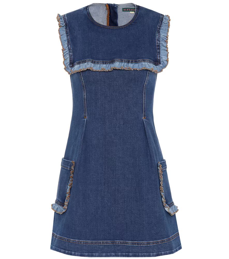 Ruffled denim dress | Mytheresa (US/CA)