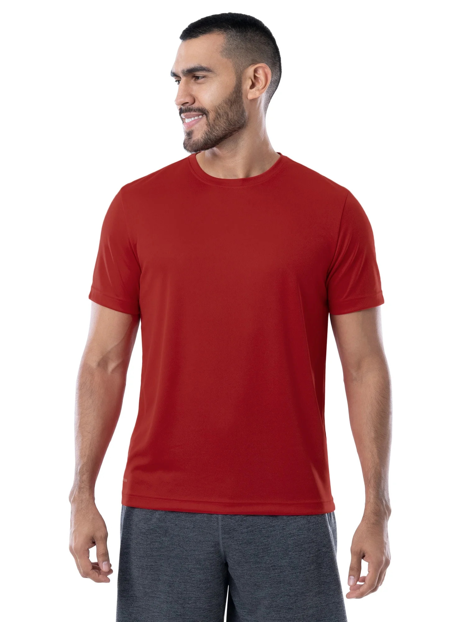 Athletic Works Men's & Big Men's Core Active Short Sleeve Tee Shirt, Sizes XS-4XLT | Walmart (US)