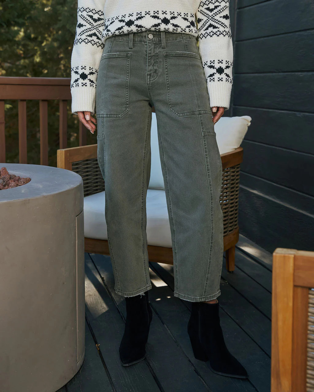 Jilliane High Rise Barrel Jeans | VICI