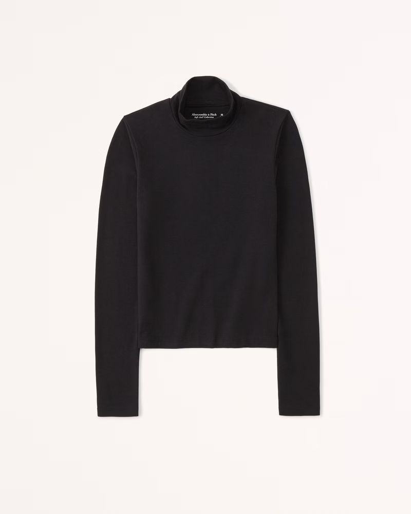 Long-Sleeve Mockneck Top | Abercrombie & Fitch (US)
