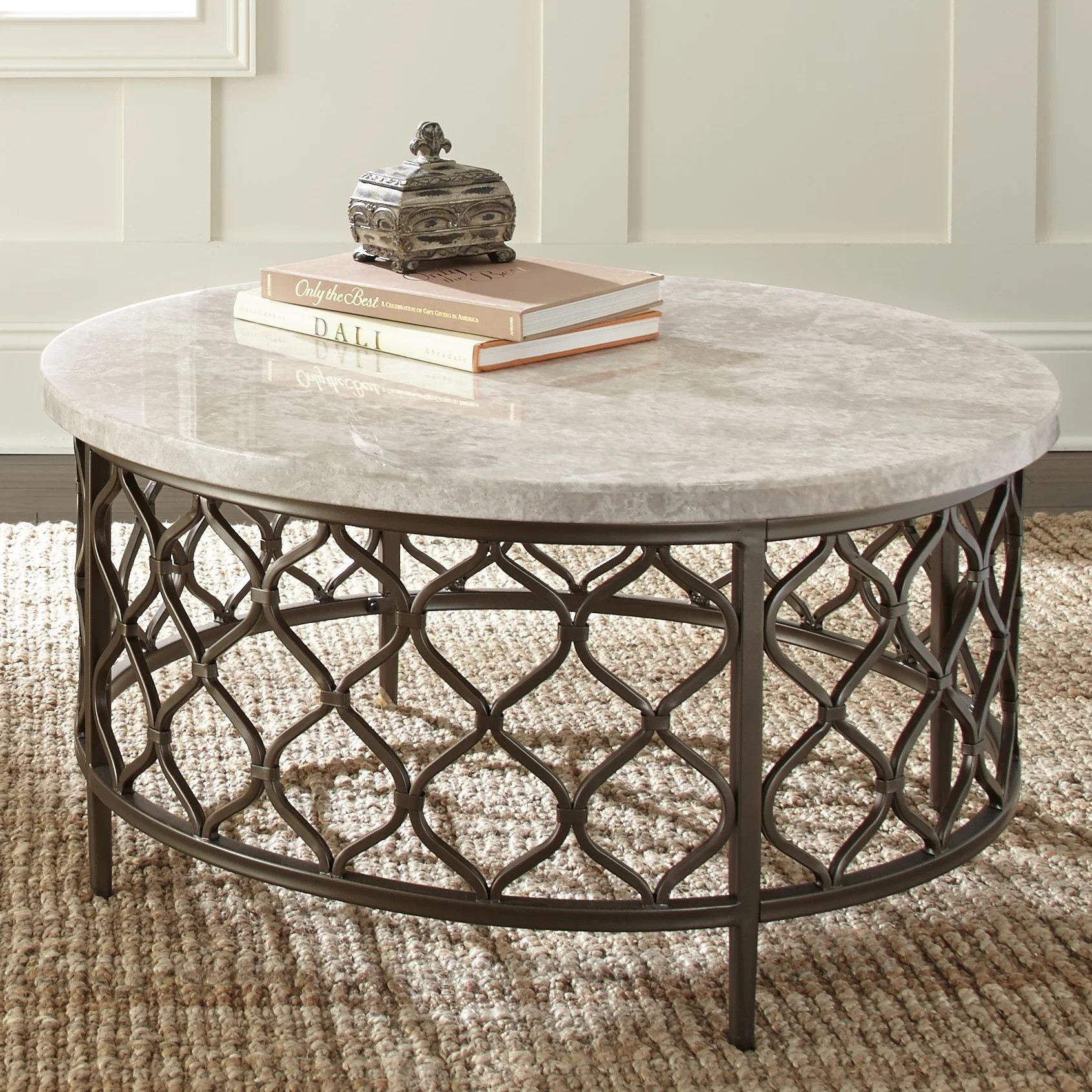 Akhilesh Marble Top Coffee Table | Wayfair North America