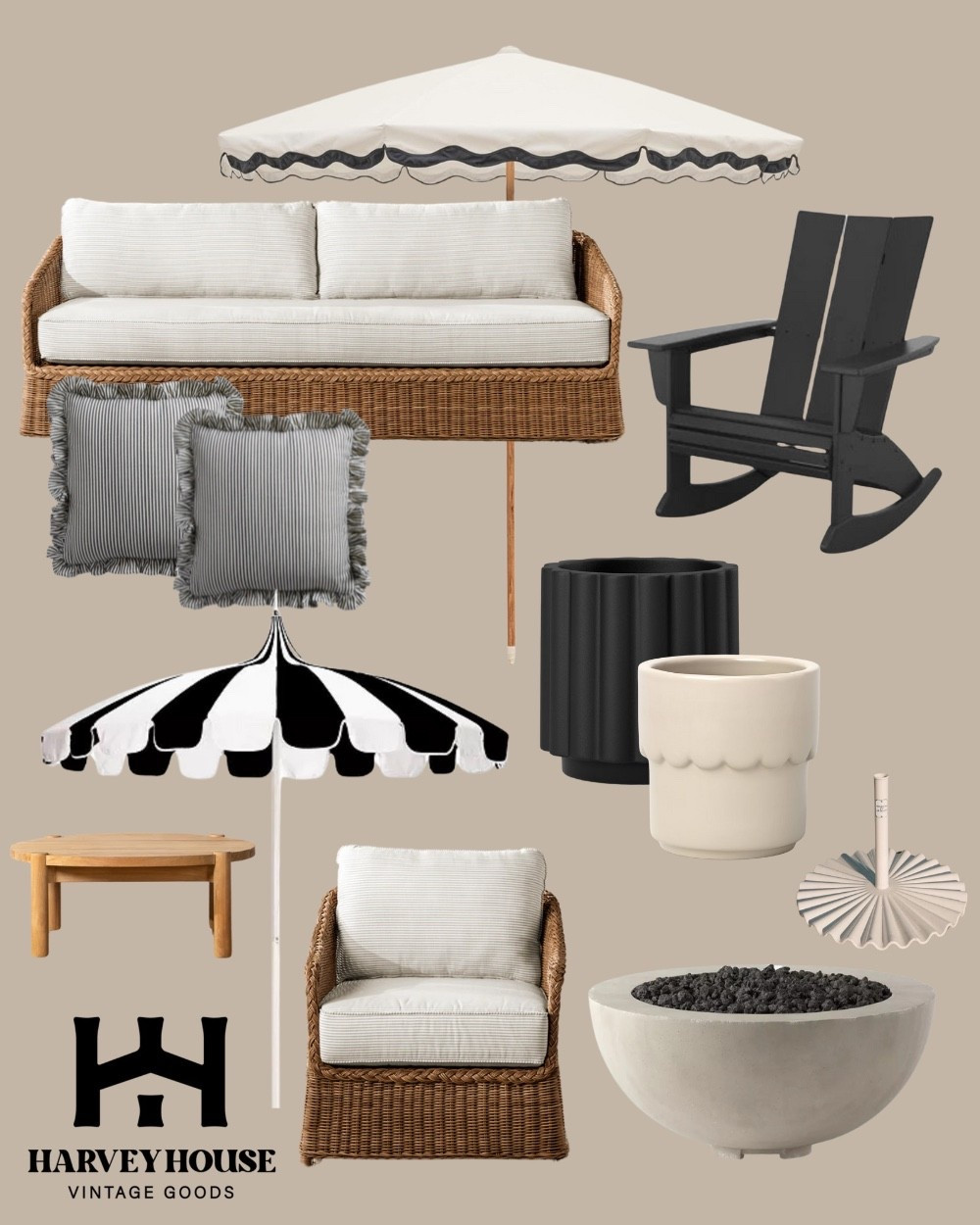 Spring is coming!  Getting ready for outdoor living - outdoor time  - #outdoorfurniture #patio #outdoorumbrella, outdoorcouch, #planter #outdoorfirepit, #outdoortable #rockingchairs #outdoorpillows 

#LTKHome