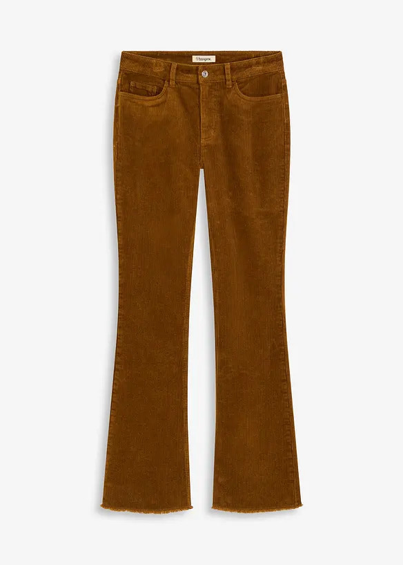 Ausgestellte Cordhose aus elastischem Baumwoll-Mix | Bonprix DE