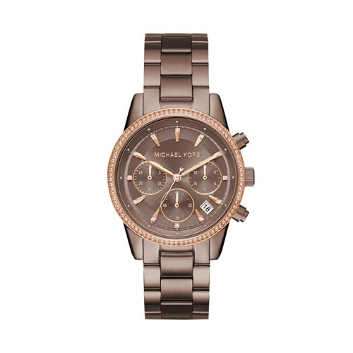 Michael-Kors Michael Kors Women&Apos;S Ritz Sable Chronograph Watch Mk6529 Jewelry - MK6529-WSI | Watch Station US