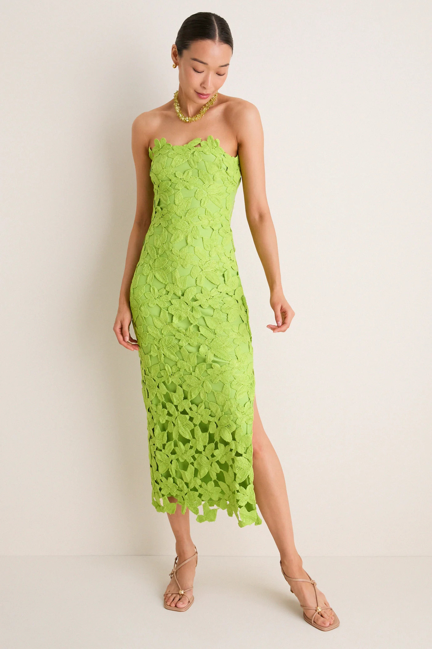 Exclusive Titanite Philomena Midi Dress | Tuckernuck (US)