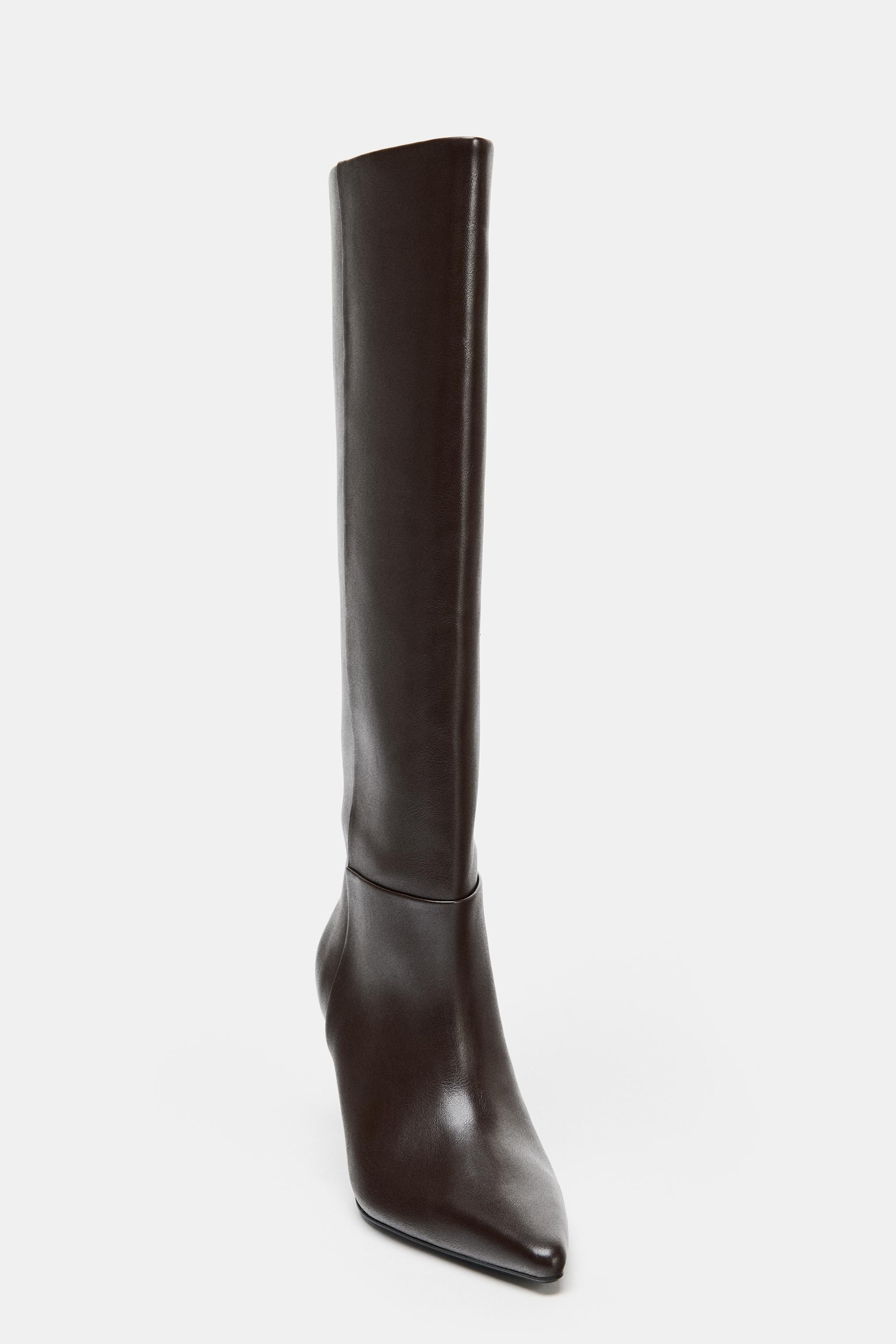 POINTED HIGH-HEEL BOOTS | Zara UK