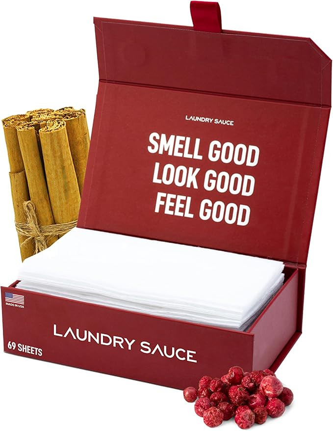 Laundry Sauce - Laundry Dryer Sheets (French Saffron), Luxury Fragrance, Contains Essential Oils,... | Amazon (US)
