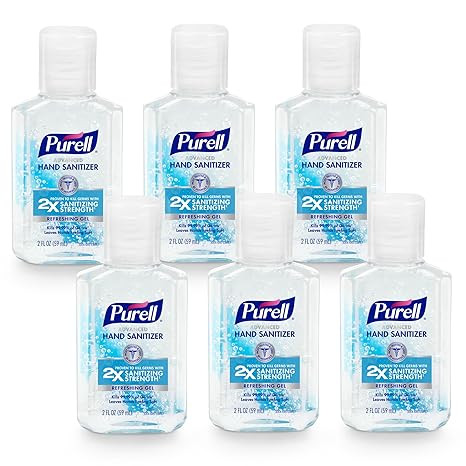 Purell Advanced Hand Sanitizer Refreshing Gel, Clean Scent, 2 fl oz Travel Size Flip Cap Bottle (... | Amazon (US)