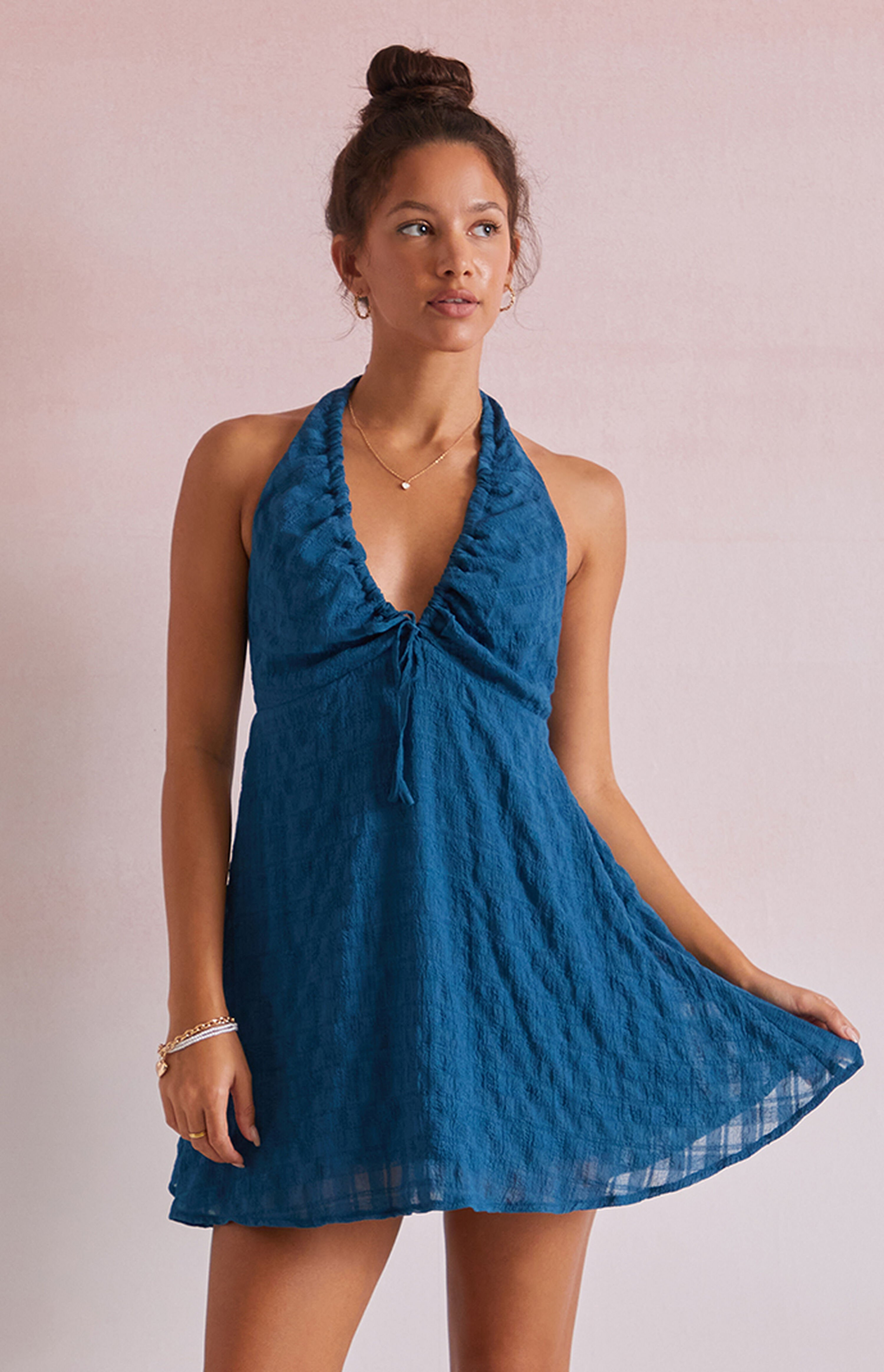 Beverly and Beck Sarah Tie Back Halter Mini Dress | PacSun