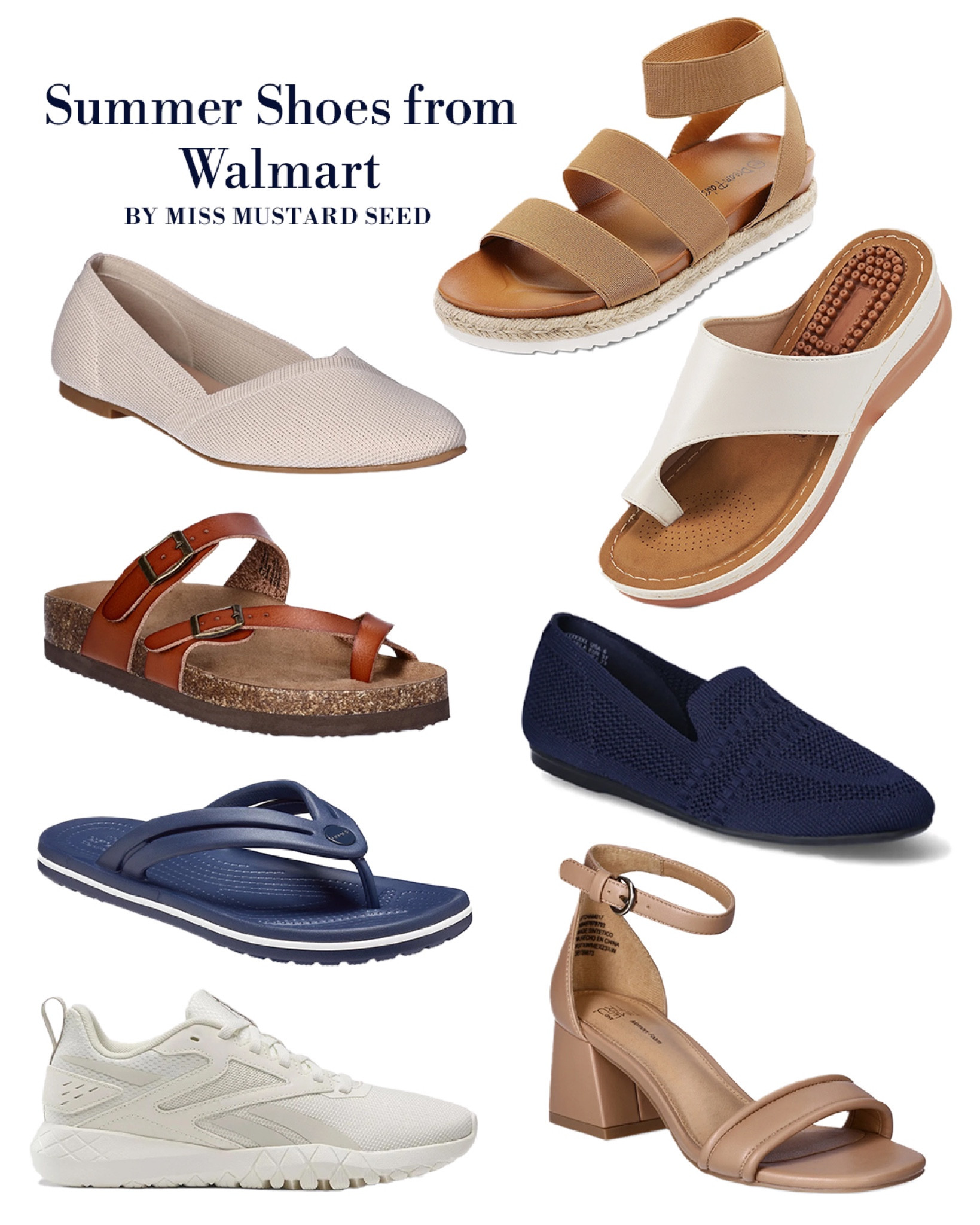 Summer shoe shopping with @walmartfashion! #ad I tried them all on and picked my favorites, showed them off, and shared detailed reviews on fit, comfort, and cuteness. Get ready for some big get-friendly shoe shopping.  #walmartpartner #walmartfashion 

#LTKshoecrush #LTKSeasonal #LTKmidsize