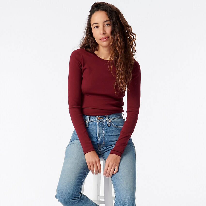 Slim perfect long-sleeve T-shirt | J. Crew US
