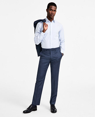 Men's Slim-Fit Wool-Blend Stretch Suit Pants | Macy's