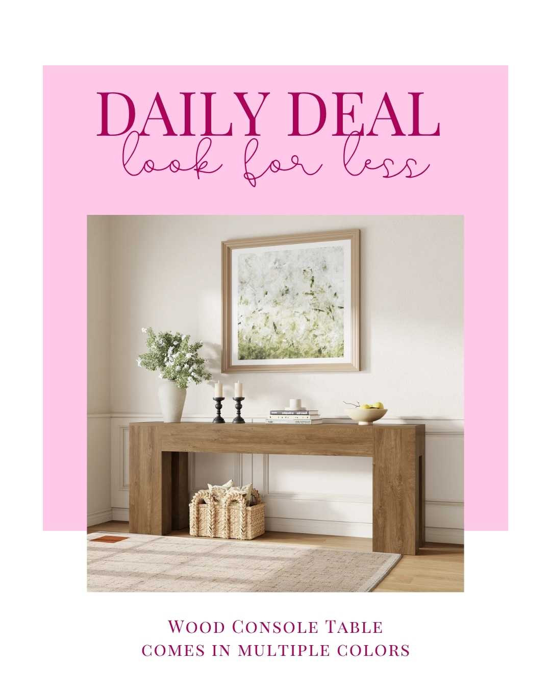 Browsing for a new entry table and had to share this deal with y’all!! It’s the perfect size and fit for an entryway, living room, dining space or as a tv console! 

- home finds 
- living room decor
- entryway table
- decorate with me 
- home finishes

#LTKHome #LTKSaleAlert #LTKdayinmylife