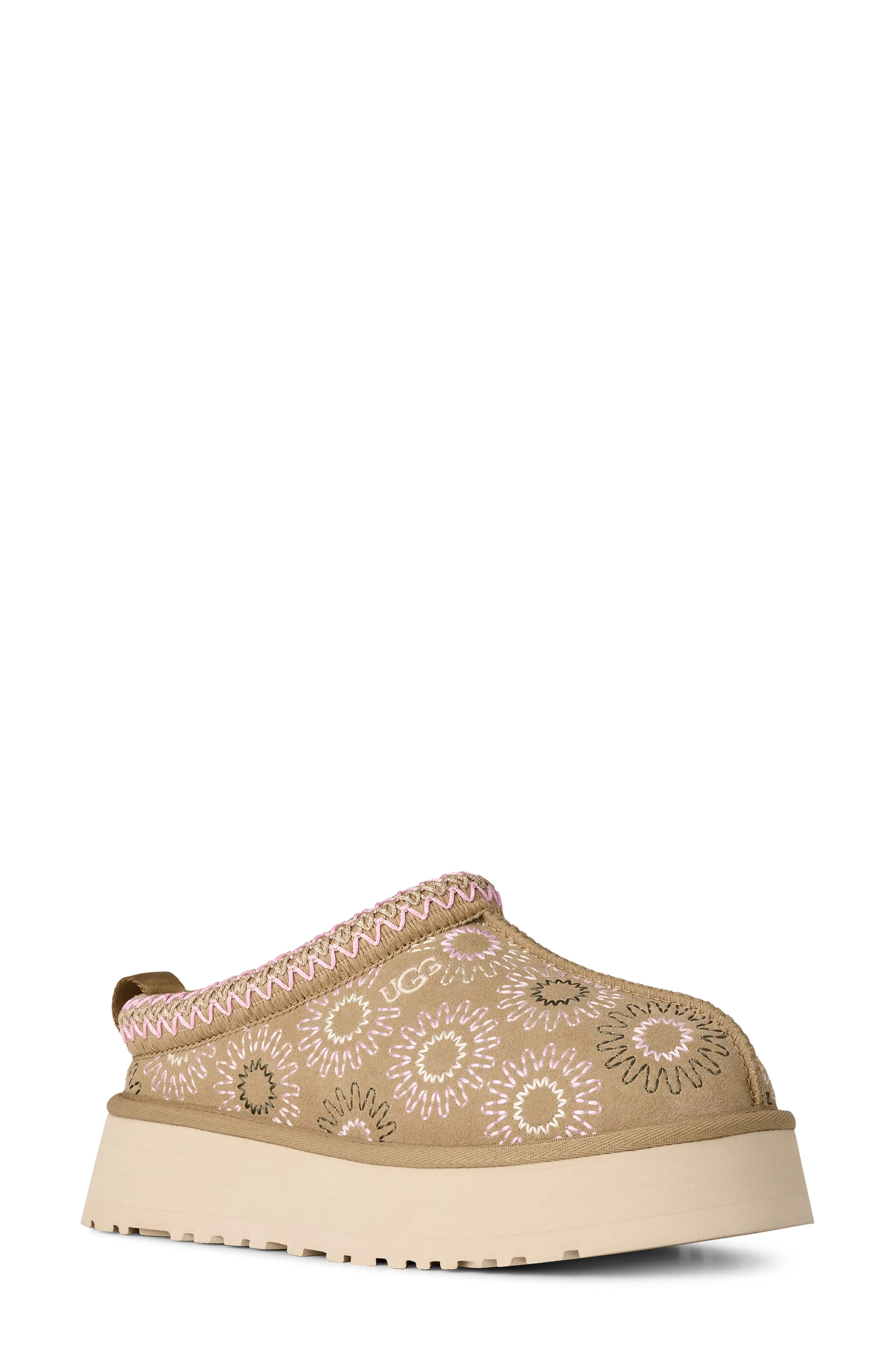 UGG® Tazz Sun Stitch Slipper in Mustard Seed at Nordstrom Rack, Size 8 | Nordstrom Rack